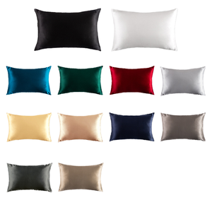Pillowcase Is Made 100% High-quality <b>Soft</b> Natural Silk Modern Design Customizable Suitable for Homes Hospitals Hotels - Product Image 1