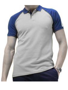 Men's Solid Quick Dry Breathable Short Sleeve Polyester/Cotton Custom Logo High Street Shirt for Gym Wear - Product Image 6