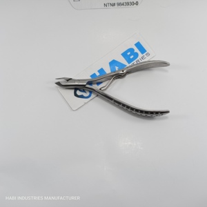 Coupe-cuticules professionnel en acier inoxydable à lame courbée, ciseaux à ongles à mâchoires larges pour l'élimination des peaux mortes et la manucure - Product Image 3