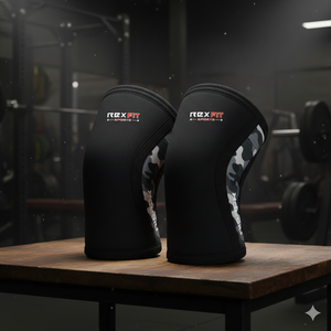 Manchons de compression pour coudes Rexfit Sport, néoprène 5 mm, soutien pour la musculation, l'haltérophilie et l'entraînement en salle de sport, unisexe - Product Image 4