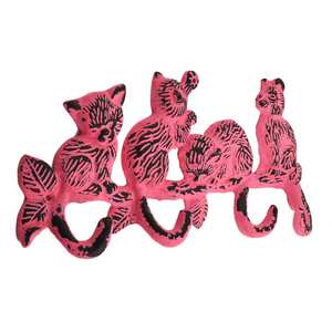 Gancho de pared de hierro moderno con diseño de gatos envejecidos, hecho a mano, decorativo, para abrigos, venta al por mayor, precio de fábrica, gran demanda - Product Image 2