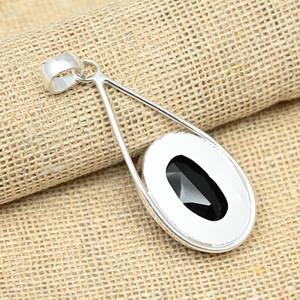 Joyería de espinela negra, colgante de plata de ley 925, hecho a mano, hermoso regalo de aniversario para ella. - Product Image 6