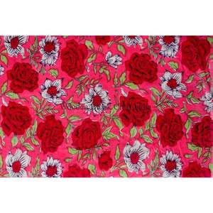 Tissu en coton de haute qualité imprimé au bloc, vendu au mètre, pour la confection de vêtements, sacs, accessoires de literie et de décoration intérieure, tissu polyvalent redessiné - Product Image 5