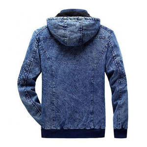 <b>Men's</b> Stylish <b>Denim</b> Jeans <b>Jacket</b>/ Vintage Style <b>Jacket</b> Male <b>Men</b> Regular Clothing Length <b>Denim</b> Fabric Casual for Autumn - Product Image 6