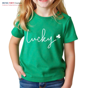 Venta al por mayor de camisetas de algodón de verano GSM 260 personalizadas para niños y adolescentes, técnicas de estampado 3D tejidas en blanco informales - Product Image 2