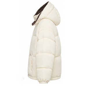 Manteau d'hiver matelassé à capuche épais pour femme, le plus vendu, avec fermeture éclair, couleur unie, coupe ample, vêtement d'extérieur décontracté - Product Image 2