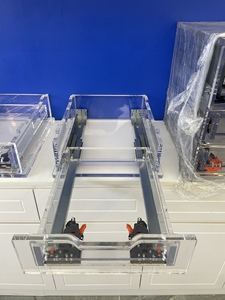 รางลิ้นชักแบบดึงเต็มที่ ปิดแบบนุ่มนวล สำหรับตู้ครัว ตู้ห้องรับประทานอาหาร และตู้ห้องนอน - Product Image 5