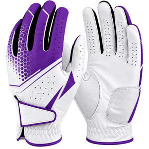 Guantes de golf de cuero Cabretta antideslizantes, compatibles con pantallas táctiles, personalizables, unisex. - Product Image 4