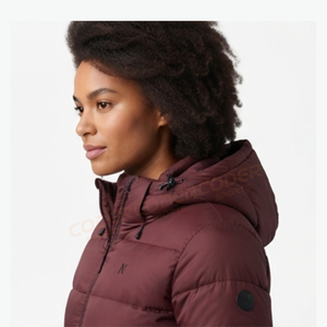 Chaqueta Acolchada Corta de Nailon para Mujer, Diseño de Alta Calidad, Color Negro, Chaqueta de Invierno - Product Image 3