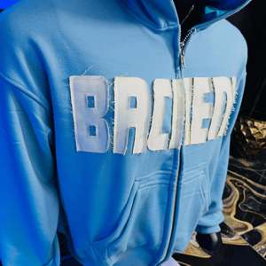 Sudadera con capucha unisex para hombre, con cremallera, efecto desgastado, bordado, 100% algodón, de gran tamaño, peso pesado, felpa francesa, con parches - Product Image 3