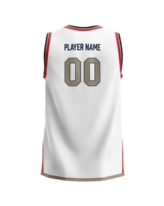 Maillot de basket personnalisé sans manches, col en V, blanc et gris, impression sublimée, numéro d'équipe 00, évacuation de l'humidité, vêtements unisexes pour adultes - Product Image 4