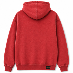 Sudadera con Capucha Roja para Hombre Silk Road Generations, Talla Grande, Algodón French Terry, con Bolsillo y Estampado de Personajes, Ropa Casual de Invierno, OEM - Product Image 6