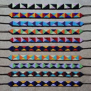 Bracelets en perles de verre colorées, forme ronde, certifiés IGI, artisanat SAMI pour la fabrication de bracelets - Product Image 6