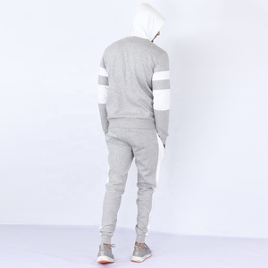 Wholesale Lightweight Embroidery <b>Plain</b> <b>Tracksuits</b> Men 100% Cotton Unisex Joggiing <b>Tracksuit</b> - Product Image 6