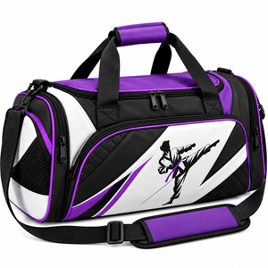Bolsa Deportiva de Taekwondo con Múltiples Compartimentos, Bolsillos con Cremallera, Correa de Hombro Ajustable y Almacenamiento para Zapatos, para Artes Marciales - Product Image 5