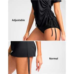 2025 femmes UPF 50 + manches courtes Rash Guard SPF UV Protection solaire haut seulement Fitness maillots de bain - Product Image 2