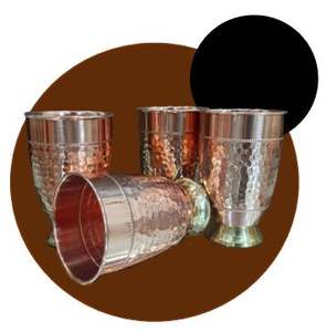 Mug à Moscow Mule en cuivre de qualité supérieure, martelé, pour bar, service de boissons, fêtes et hôtellerie - Product Image 6