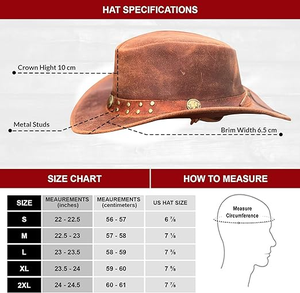 American <b>Western</b> Smooth Imitation Leather Cowboy <b>Hats</b> with Sweatbands Party & Outdoor Use Unisex 3D Embroidery 5-8 Days - Product Image 2