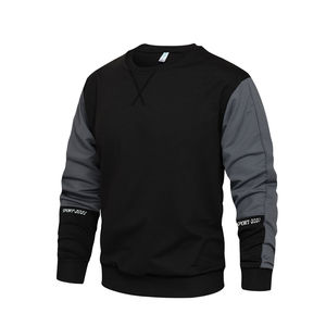 เสื้อสเวตเชิ้ตลำลองแบบกำหนดเอง ขายส่ง ผู้ผลิต OEM ผู้จัดจำหน่าย ผ้าฝ้ายฟลีซ คอกลม แบรนด์ส่วนตัว ผลิตจำนวนมาก - Product Image 2