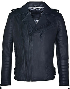 Veste de motard en cuir véritable sur mesure pour homme, manteau classique de qualité supérieure, fabrication en usine, service d'échantillonnage disponible - Product Image 6