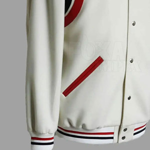 Diseñe su propia chaqueta con letras personalizada Diseño único Chaqueta con letras de excelente calidad para hombres - Product Image 6