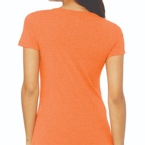 Loose women T-shirt soft cotton fabric breathable pullover short sleeves relaxed fit crew neck for casual daily wear and sale - Product Image 2