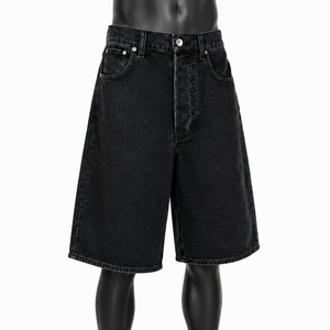 Pantalones Cortos de Mezclilla para Hombre a Precio de Fábrica, Cómodos, de Cintura Media, Personalizados, 100% Algodón Orgánico, Estilo Urbano, Ecológicos - Product Image 3