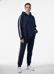 Heavyweight Cotton Two Piece Set Men Custom <b>Wind</b> <b>Breaker</b> Track Suit Jogger Set Shiny Nylon Windbreaker Tracksuits For Men - Product Image 5