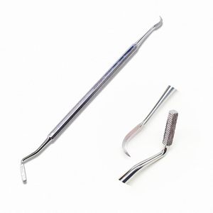 Poussoir et poseur de bandes orthodontiques professionnel à double extrémité avec détartreur |   Bande moléculaire à pointe longue en acier inoxydable de qualité supérieure - Product Image 1