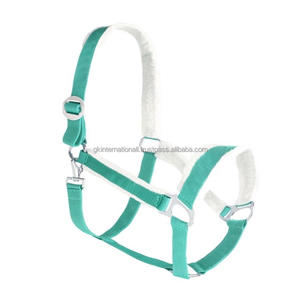 2025 Offre Spéciale Haute Qualité Cheval Équestre Vison Polaire Licol Couleur Personnalisée Rembourré Muserolle Nylon Course De Chevaux Halter - Product Image 4