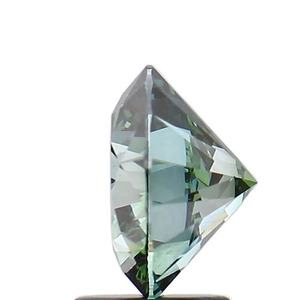 Diamants de laboratoire certifiés IGI, couleur vert vif fantaisie, taille ronde, pour la création de bijoux, pour bague de fiançailles - Product Image 2