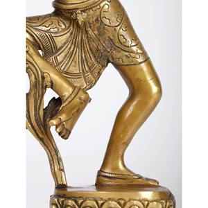 16 pouces Lord Shiva Dancing Sculpture en laiton Statue élégante - Product Image 1