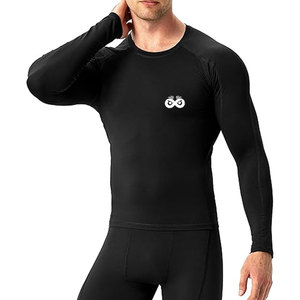 High Quality <b>Men</b> <b>Compression</b> <b>Shirts</b> Moisture Wicking Lightweight Sports Wear <b>Compression</b> <b>Shirt</b> <b>For</b> Adult <b>Men</b> - Product Image 3