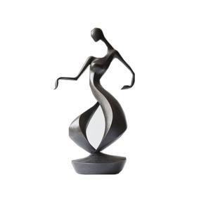 Escultura Decorativa de Metal para Sala de Estar, Estatua de Diseño Especial, Colección de Arte, Estatua de Aluminio Metálico - Product Image 3