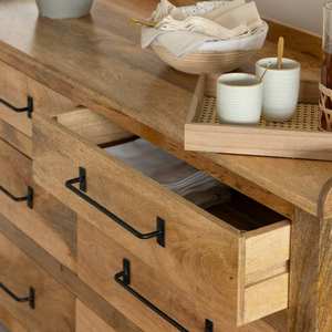 Cómoda de madera de mango con 6 cajones Vandana Ultra Nova - Product Image 6