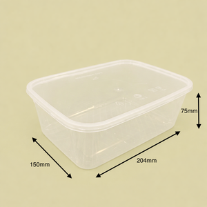 1500ml <b>Microwave</b> PP Food Container Lid Reusable Freezer Safe Biodegradable Compostable Recyclable Eco-Friendly BPA Free - Product Image 5