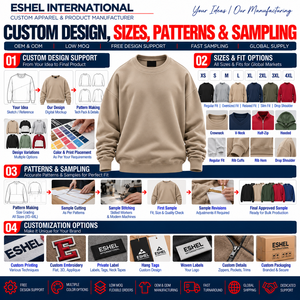 Fabricante de Sudaderas Ecológicas para Hombre con Cuello Redondo y Hombros Caídos de Algodón Pima, Ofrece Diseño de Marca Privada y Personalización - Product Image 3