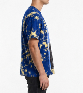 Camisetas Tie Dye de Verano para Hombre, Múltiples Colores, Cuello Redondo, Hombros Caídos, Estilo Oversize, Camiseta de Algodón para Hombre - Product Image 3