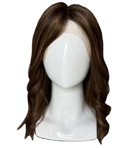 Pelucas de onda grande de 16 pulgadas para mujer, cabello humano Remy marrón degradado, vietnamita, para Romance, venta al por mayor - Product Image 1