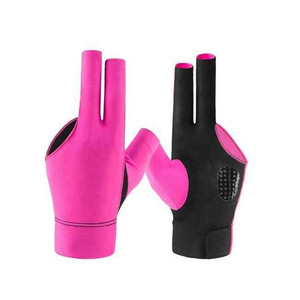 Gants de billard à trois doigts antidérapants confortables, best-sellers, de haute qualité, respirants, couleur unie, gants de snooker - Product Image 2