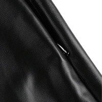 Jupe en cuir noire taille haute pour femme, coupe trapèze, mini-jupe évasée style skater, élégante, décontractée, pour soirée, mode