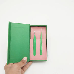 Herramientas para extensión de pestañas, pinzas de precisión para pestañas, herramientas para salón de belleza, pinzas para extensión de pestañas, pinzas para pestañas con logo personalizado - Product Image 5