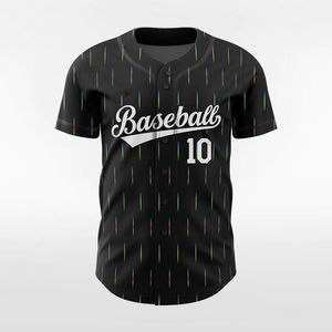 Camiseta de Béisbol 2026, Diseño Personalizado, Impresión Digital, Transpirable, de Secado Rápido, Manga Corta, Venta al Por Mayor, Uniforme de Dos Botones, Servicio OEM ODM - Product Image 1