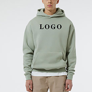 Sweat à capuche unisexe ample en molleton épais, style streetwear, haute qualité, 100% coton French Terry, grammage lourd - Product Image 1