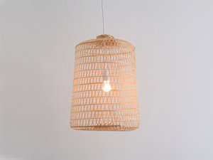 Factory Direct Handmade Bamboo Pendant Lamp Large Woven Asian Light Fixture Eco Friendly Vietnam Supplier OEM - Product Image 3