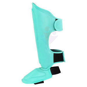 Protector de Espinilleras de Boxeo de Alta Calidad con Diseño Moderno, Protector de Pies, Venta al por Mayor, Protector de Espinilleras de Cuero para MMA - Product Image 6
