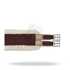 สายรัดอานม้าแบบมีซับในขนแกะ พร้อมแผ่นรองนุ่มและหัวเข็มขัด - Product Image 4