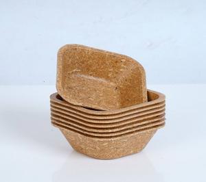 Tazón Biodegradable de Cáscara de Arroz de 180 ml, Recipiente de Fibra Natural para Alimentos, para Servir Ensaladas y Guarniciones, Vajilla Desechable y Compostable - Product Image 2