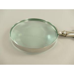 Decorative Silver Rim <b>Magnifying</b> <b>Glass</b> With Ship Anchor Handle Lightweight Eco Friendly Gift Items - Product Image 4