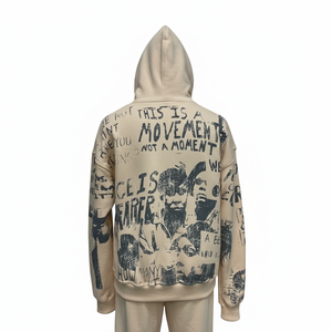 Sudadera con capucha de excelente calidad y buen precio para hombre, unisex, corte regular, con logo impreso personalizado en varios colores. - Product Image 2
